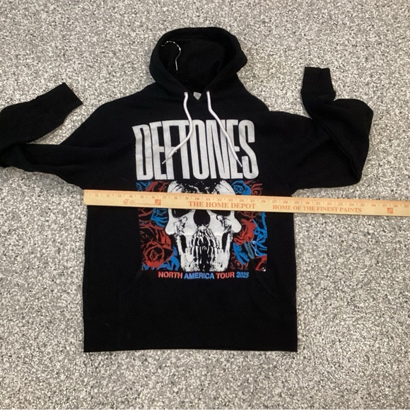 Deftones North American Tour Black Graphic Hoodie Adult Small - Picture 4 of 6
